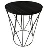 Mesa de Apoio Lateral em Metal Estilo Industrial - D'Rossi - 1