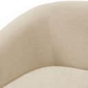 Ver mais imagens de Poltrona Decorativa Kit 2 Sala Leitura Quarto Giratória Linho Stella Corano Nozes