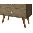 Ver imagem 4 de Mesa de Cabeceira Retrô Status 3 Gavetas Jequitibá - JeA Móveis