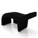 Ver imagem 7 de Maca de Estética para Massagem Cílios Fixa Lash Estofada com Escada Veludo Preto G83 - Gran Belo Mac