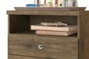 Ver imagem 3 de Mesa de Cabeceira Retrô Status 2 Gavetas Jequitibá - Jea Móveis