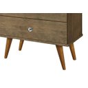 Ver imagem 4 de Mesa de Cabeceira Retrô Status 2 Gavetas Jequitibá - Jea Móveis