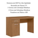 Ver imagem 5 de Mesa para Computador Escrivaninha 1 Gaveta 1 Porta Glória Amêndola Touch