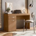 Ver imagem 7 de Mesa para Computador Escrivaninha 1 Gaveta 1 Porta Glória Amêndola Touch