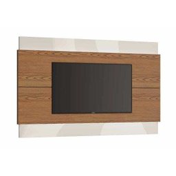 Rack com Painel Classic com 3 Gavetas 220cm Freijó com Off White - Imcal Móveis - 2