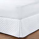 Ver imagem 1 de Saia Branca para Cama Box Casal Padrão Tecido Matelado