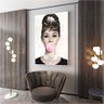 Quadro Decorativo Audrey Hepburn:90x60 cm/BORDA INFINITA - 7