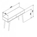 Ver imagem 2 de Aparador 2 Gavetas Retrô Rt3031