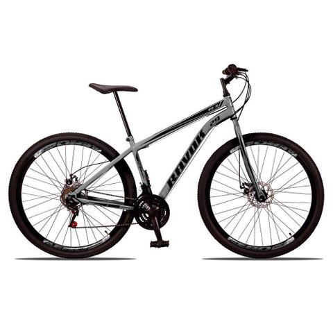 Bicicleta Bike Aço 21 Marchas Velocidades Aro 29 Grafite