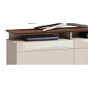 Ver imagem 7 de Rack com Painel Classic com 2 Gavetas 1.4 Freijó com Off White - Imcal Móveis