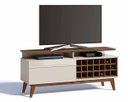 Ver imagem 6 de Rack com Painel Classic com 1 Gaveta 1.4 Freijó com Off White - Imcal Móveis