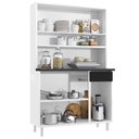 Ver imagem 4 de Armário De Cozinha Aço Kit Telasul Topázio Smart Bco/pto