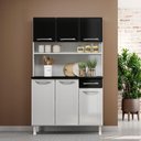 Ver imagem 1 de Armário De Cozinha Aço Kit Telasul Topázio Smart Bco/pto