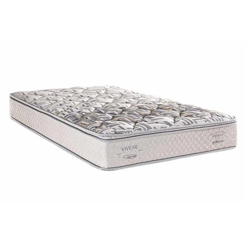 Colchão Solteirão Espuma Compact Ag 65 / Santorini C1604 Ergoplus Malha Pillow Top (96x203x25) -