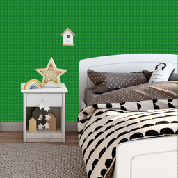 Papel de Parede Adesivo Bloco de Montar Verde Geek 12m - 2