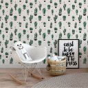 Ver imagem 2 de Papel de Parede Decorativo Temático Cactos Decorativos 2,5m