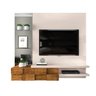 Painel Turim para TV até 55 Polegadas - DJ Móveis - Off White e Demolição - 2