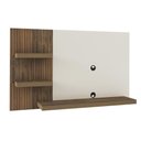 Ver imagem 6 de Painel Chess Pinho Ripado/off White Para Tv Até 50"