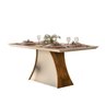 Mesa de Jantar 6 Lugares Ravena 160x90cm | Dj Móveis - Off White e Demolição - 1