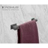 Toalheiro 30 cm Inox Grafite - Kromus RT0304G - 5