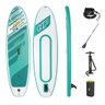 Prancha Stand Up Inflável HuaKai Com Leash + Bomba de Inflar + Remo Bestway 65346 - 9