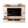Painel Home Suspenso com LED para TV até 55 Polegadas Estilo | DJ Móveis - Off White e Demolição - 2