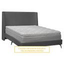 Ver imagem 7 de Kit Cabeceira e Base Cama Box Orgânica Montreal 199x219cm King Size Bouclê - Sofa Store:bouclê Cinza