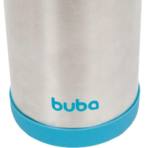 Garrafa Térmica Aço Inoxidável 400 ml Azul - Buba Baby - 3