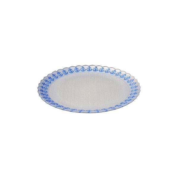 Centro de Mesa Vylux Anchor Dekor Pérola com Azul 33 cm - 1
