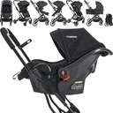 Ver imagem 3 de Carrinho de Bebe Moises com Bebe Conforto Kiddo Zig Zag Preto