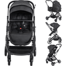Carrinho de Bebe Moises com Bebe Conforto Kiddo Zig Zag Preto - 2