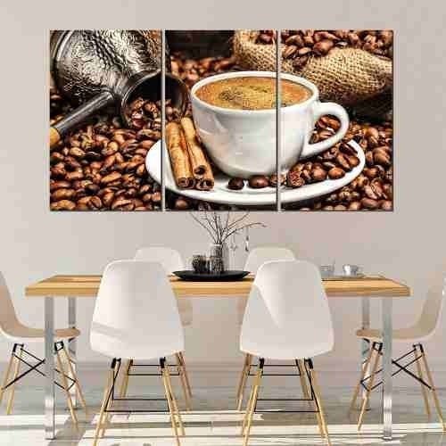 Quadro Decorativo Café Cozinha Xícara De Café Mdf - 1