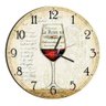 Relógio De Parede Modelo Taça De Vinho 25cm - 2