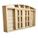 Ver imagem 6 de Janela de Madeira Veneziana de Correr em Arco de Itaúba Batentes de 14 Cm - 1.60 (l) X 1.20 (a)