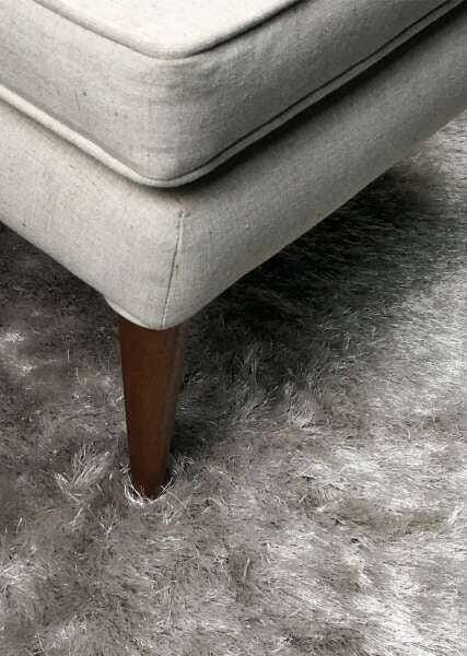 Tapete Shaggy Cinza 140x200 Jazz - 2