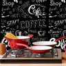 Papel De Parede Adesivo Cozinha Área Gourmet Café - C4974 - 1