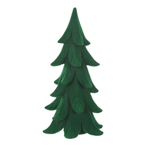 Arvore Resina Natal Decorativa 19,5x9cm Verde Florarte Flor Arte