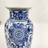 Vaso Decorativo Azul e Branco 20x10cm Porcelana Chinesa P - 4