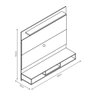 Painel Suspenso para TVs Até 55 Polegadas Germai River - 3