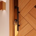 Ver imagem 3 de Puxador Duplo Df 907-32 - Preto - 30 Cm