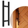 Puxador Duplo Df 907-32 - Preto - 30 Cm - 1