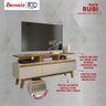 Rack para Tv até 60 Polegadas Rubi Off White/cinamomo - 8