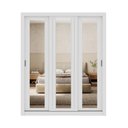 Ver imagem 3 de Guarda Roupa Casal 3 Portas Doha 2 Gavetas Carraro Ripado Branco