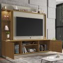 Ver imagem 1 de Home com LED para Tv ate 70 polegadas Atlanta Cinamomo com Offwhite