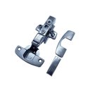 Ver imagem 4 de Dobradiça Hettich Sensys Obsidian Black Alta (Curva) + Calco D 1,5 Completa