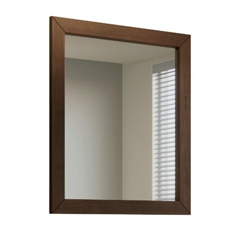 Espelho com Moldura Madeira Macica Taeda 90x78 Cm 2816 Cafe Festra