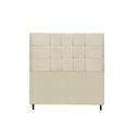 Ver imagem 2 de Cabeceira Solteiro Jbe Moveis Barcelona 94cm Bege Para Cama Box 88cm Decoração Quarto