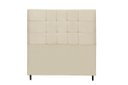 Ver imagem 2 de Cabeceira Solteiro Jbe Moveis Barcelona 94cm Bege Para Cama Box 88cm Decoração Quarto
