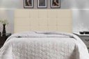 Ver imagem 1 de Cabeceira Solteiro Jbe Moveis Barcelona 94cm Bege Para Cama Box 88cm Decoração Quarto