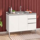 Ver imagem 2 de Balcão de Pia Aline Branco - Poquema